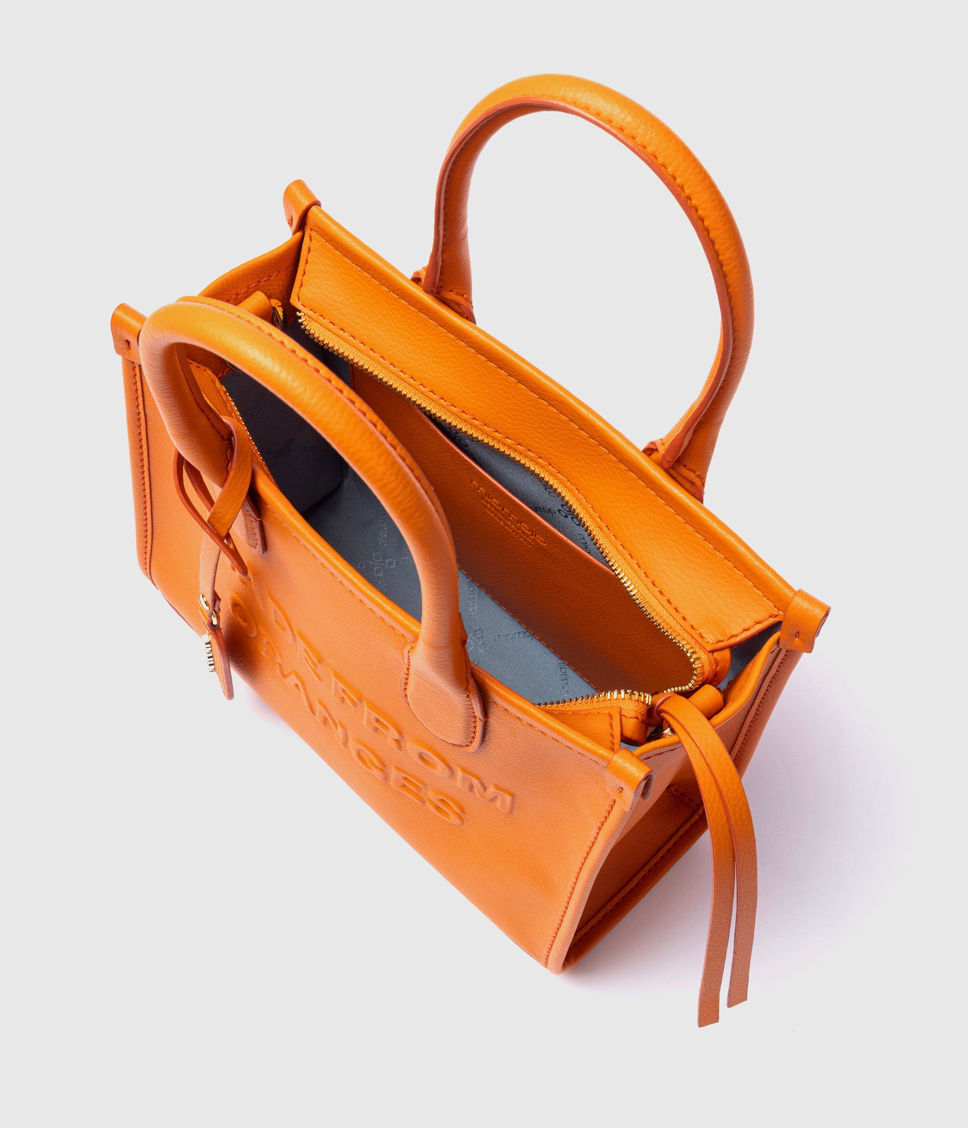 Alima Deluxe Tote M – Orange (Orange-Based)