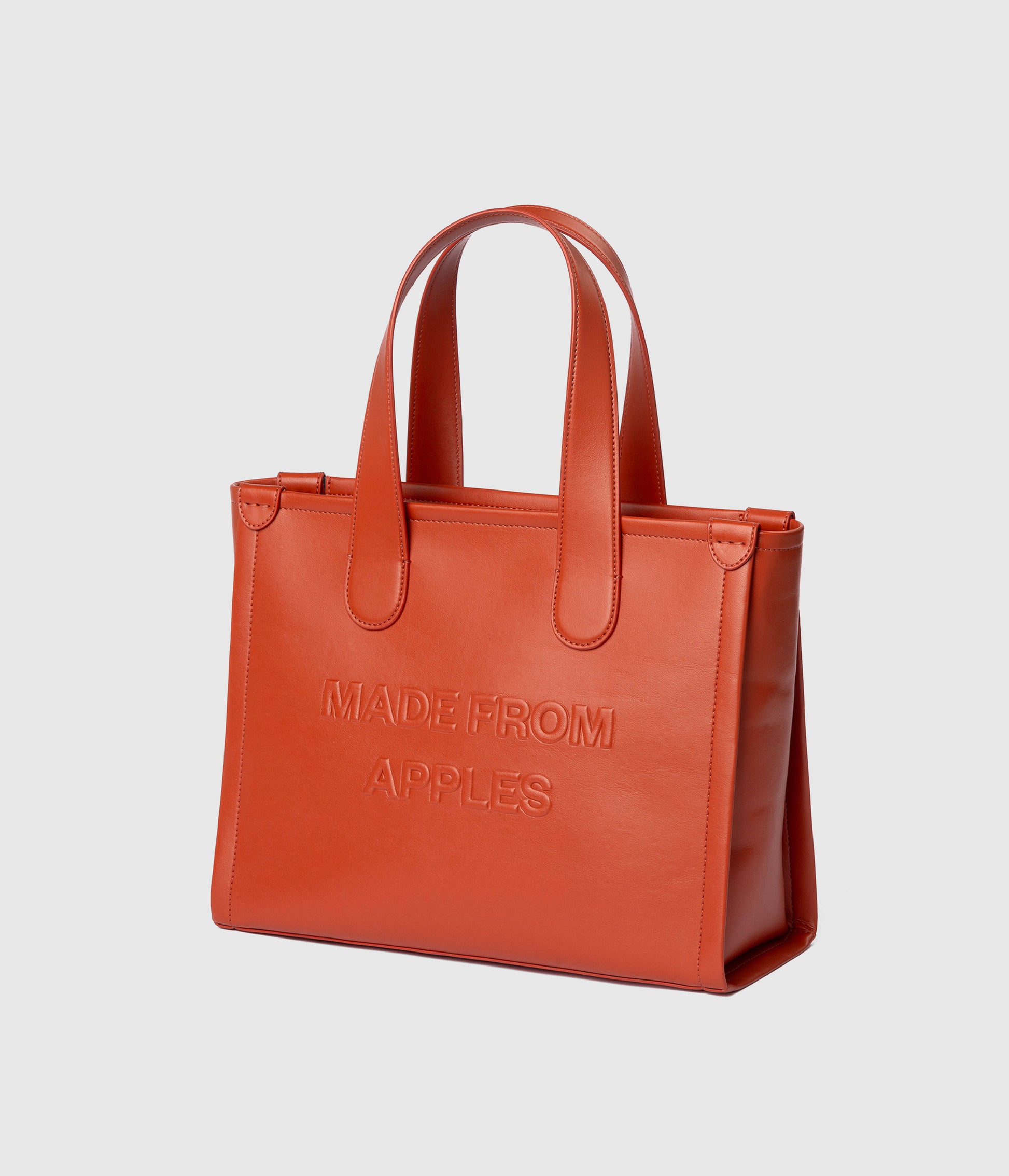 Alima Tote L - Terracotta (Apple-based)