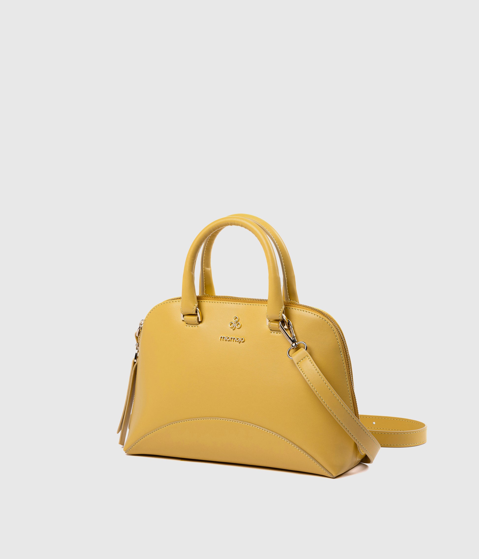 Isotta Bowler Bag - Banana (Apple-based)