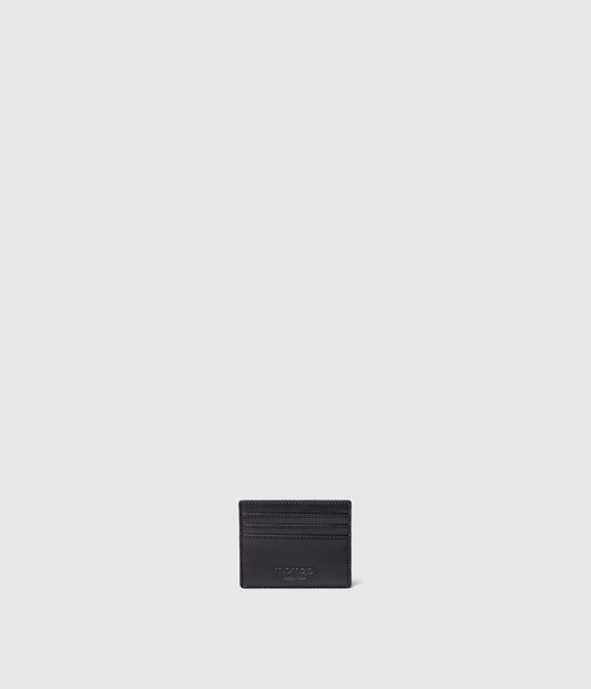Leo Card Holder - Black (Olive-based)