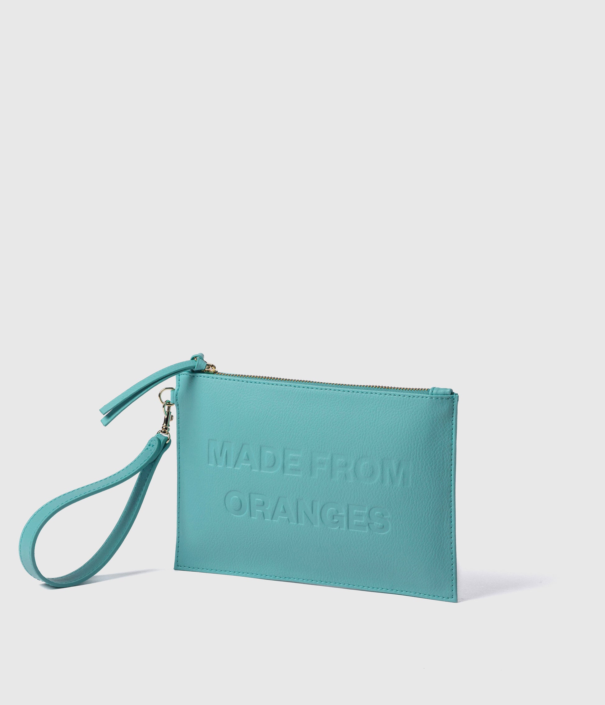 Orion Pouch – Acquamarina (a base di arance)