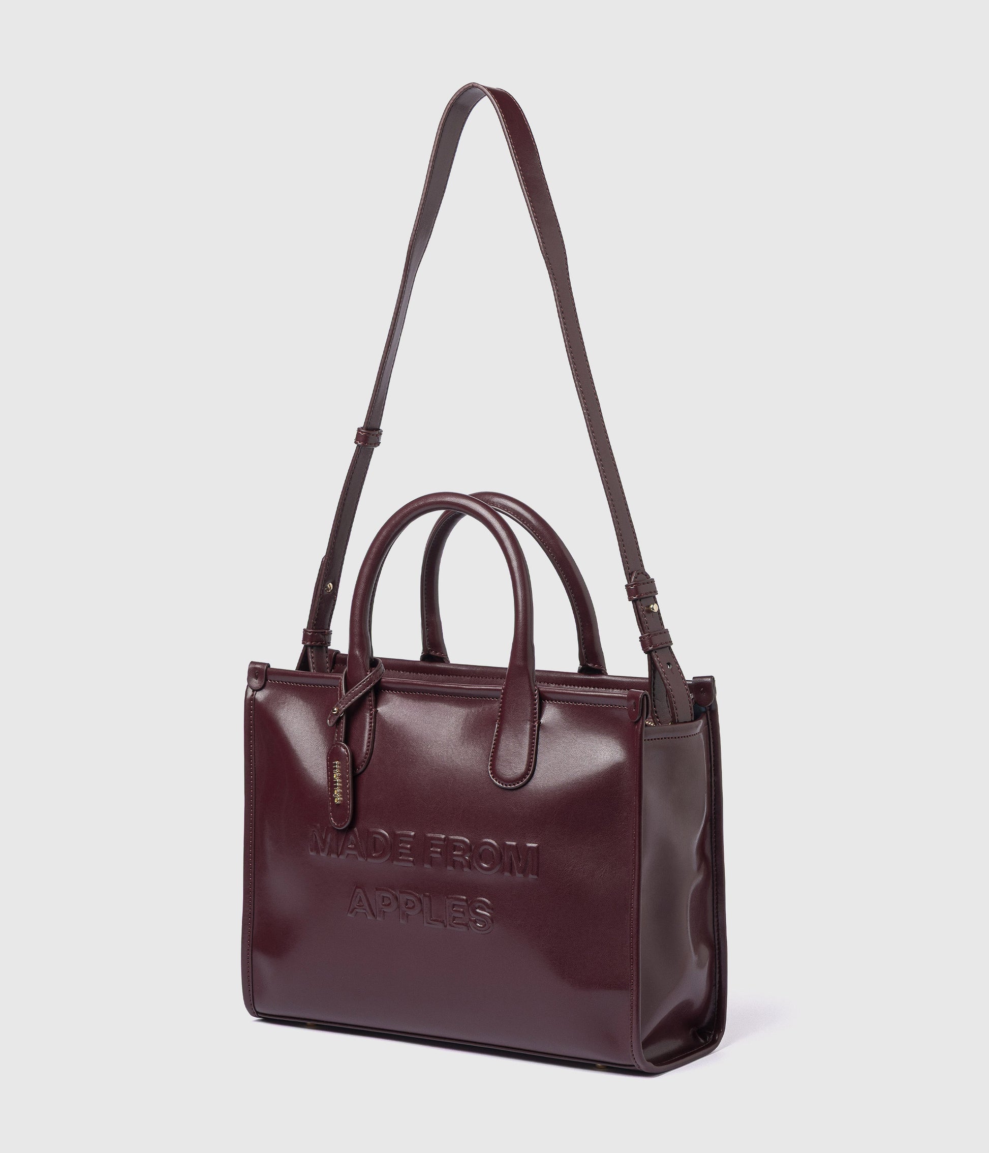 Alima Deluxe Tote L - Borgogna (Apple-based)
