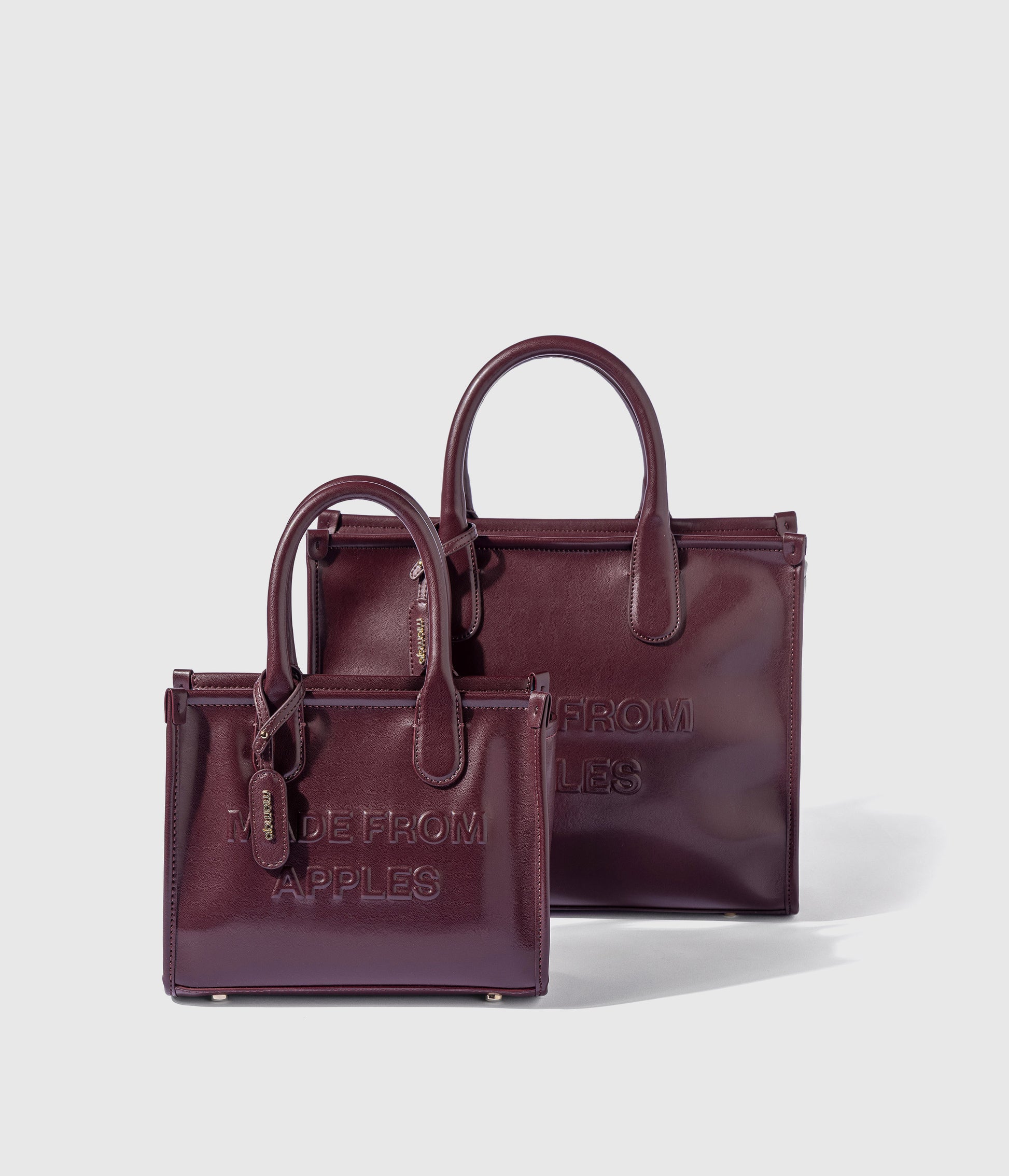 Alima Deluxe Tote L - Borgogna (Apple-based)