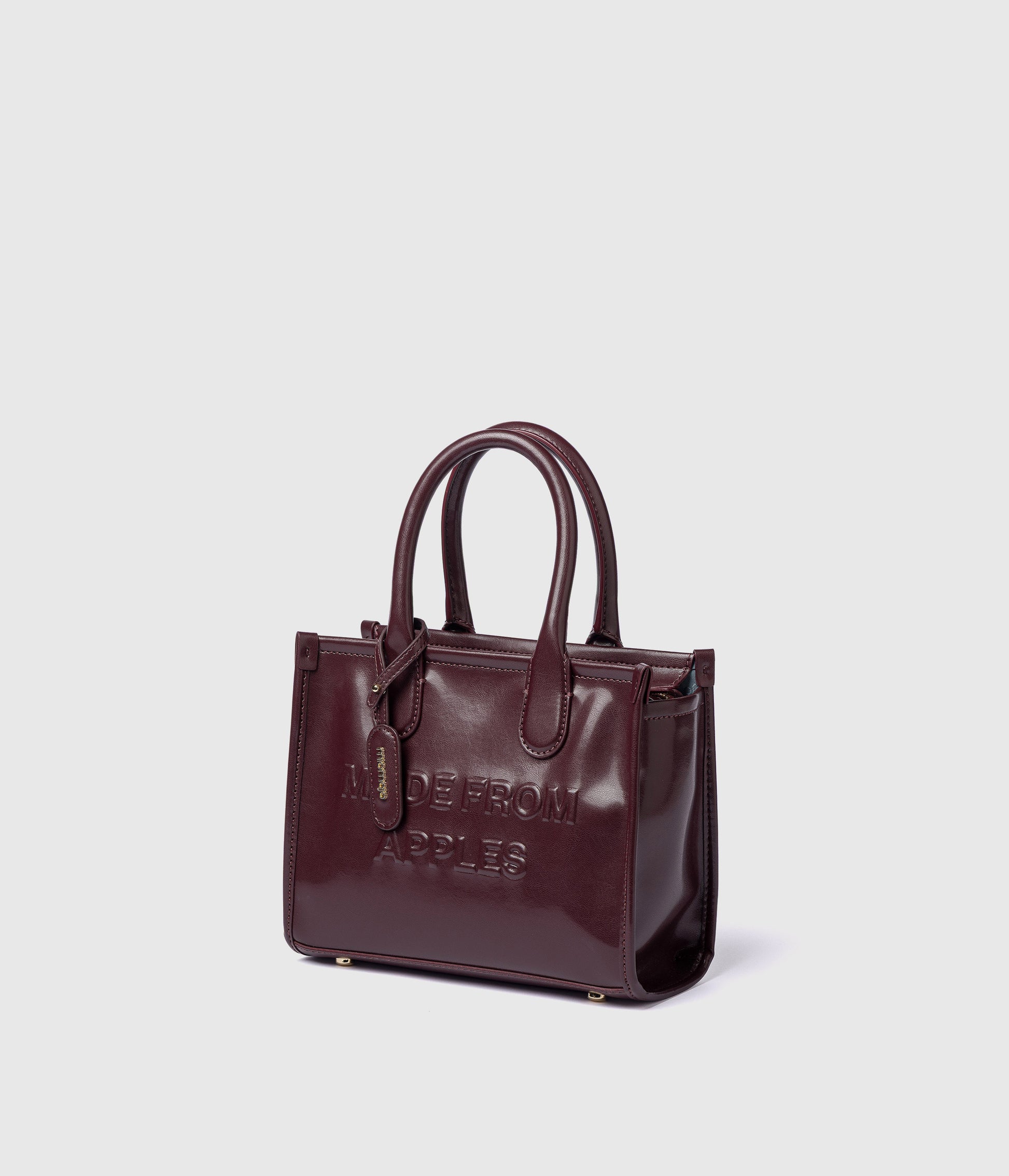 Alima Deluxe Tote M - Borgogna (auf Apfelbasis)