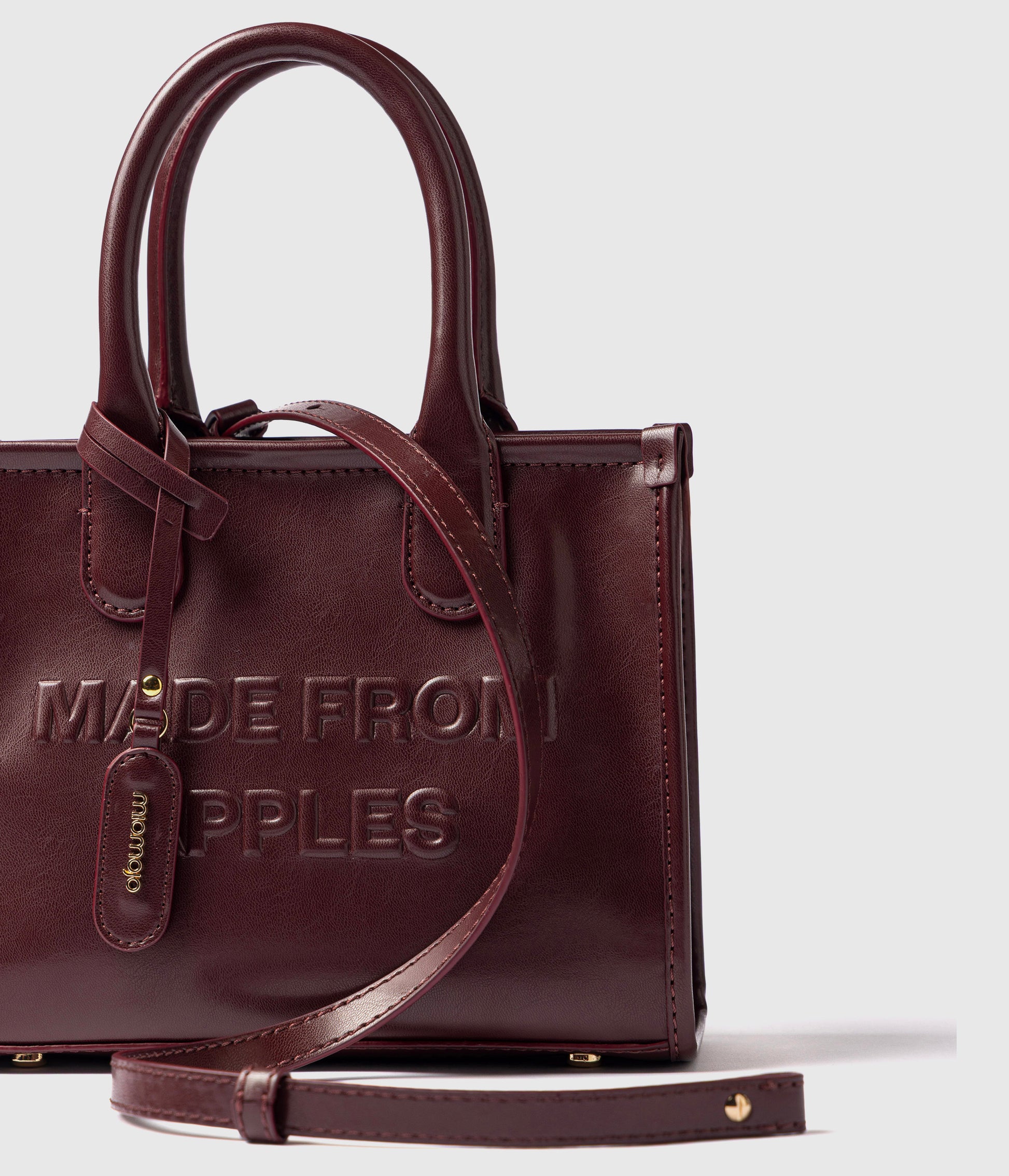 Alima Deluxe Tote M - Borgogna (a base di mela)