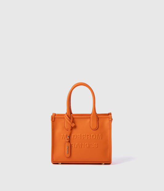 Alima Deluxe Tote M – Orange (Orange-Based)