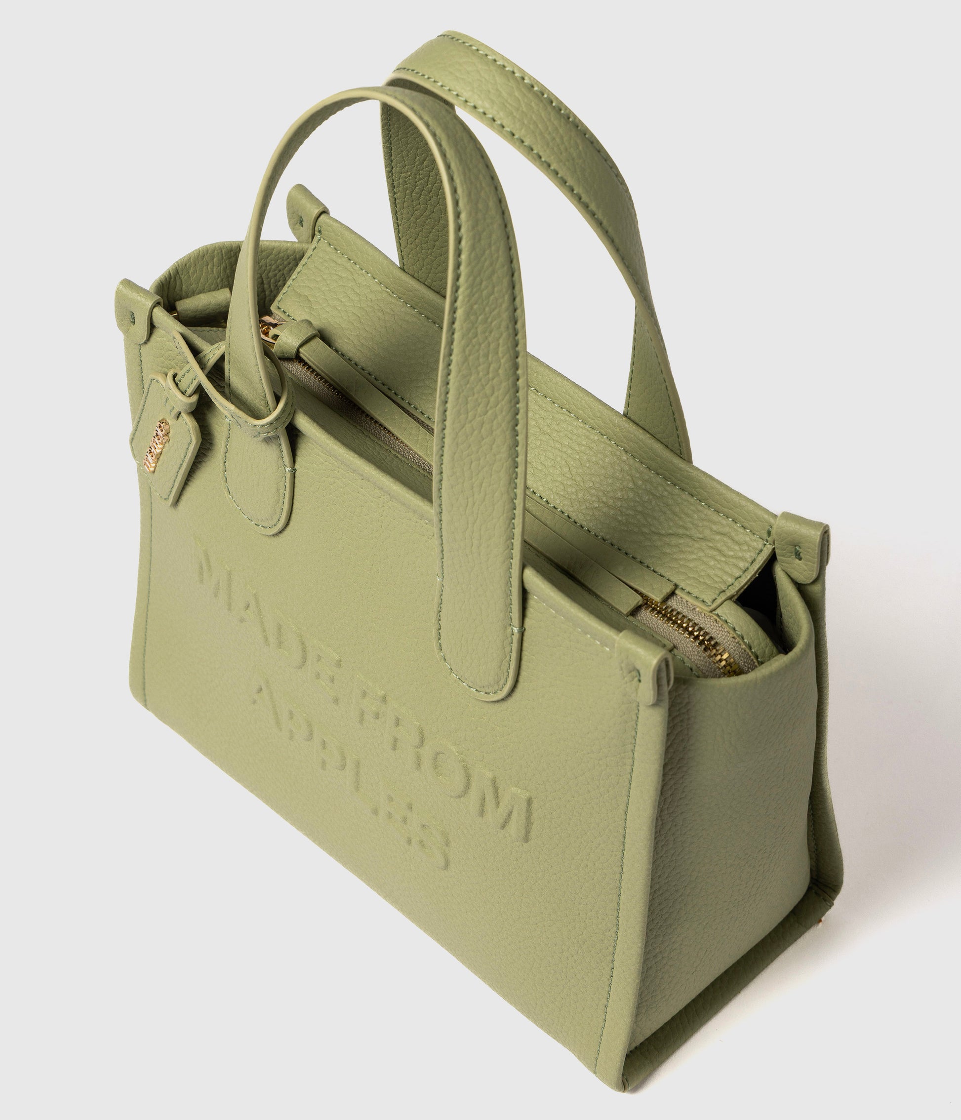 Alima Tote M - Sage (Apple-based)