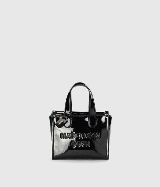 Alima Tote M - Black (Corn-based)