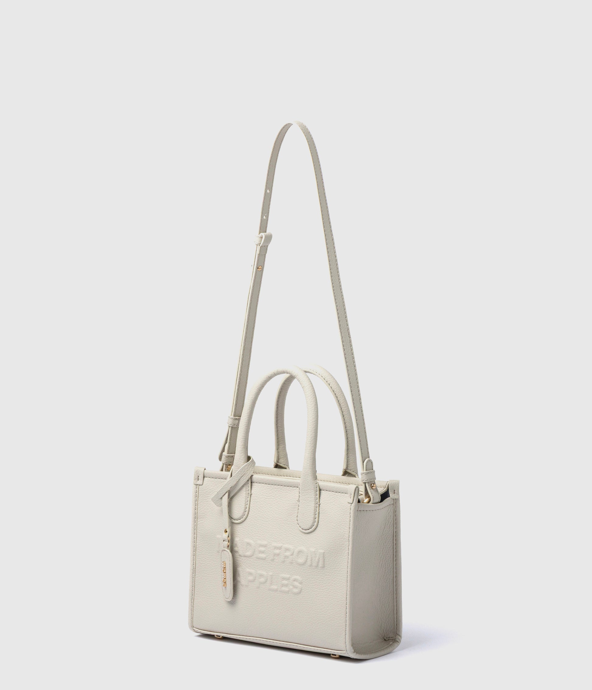 Alima Deluxe Tote M – Cloud White (Apple-Based)