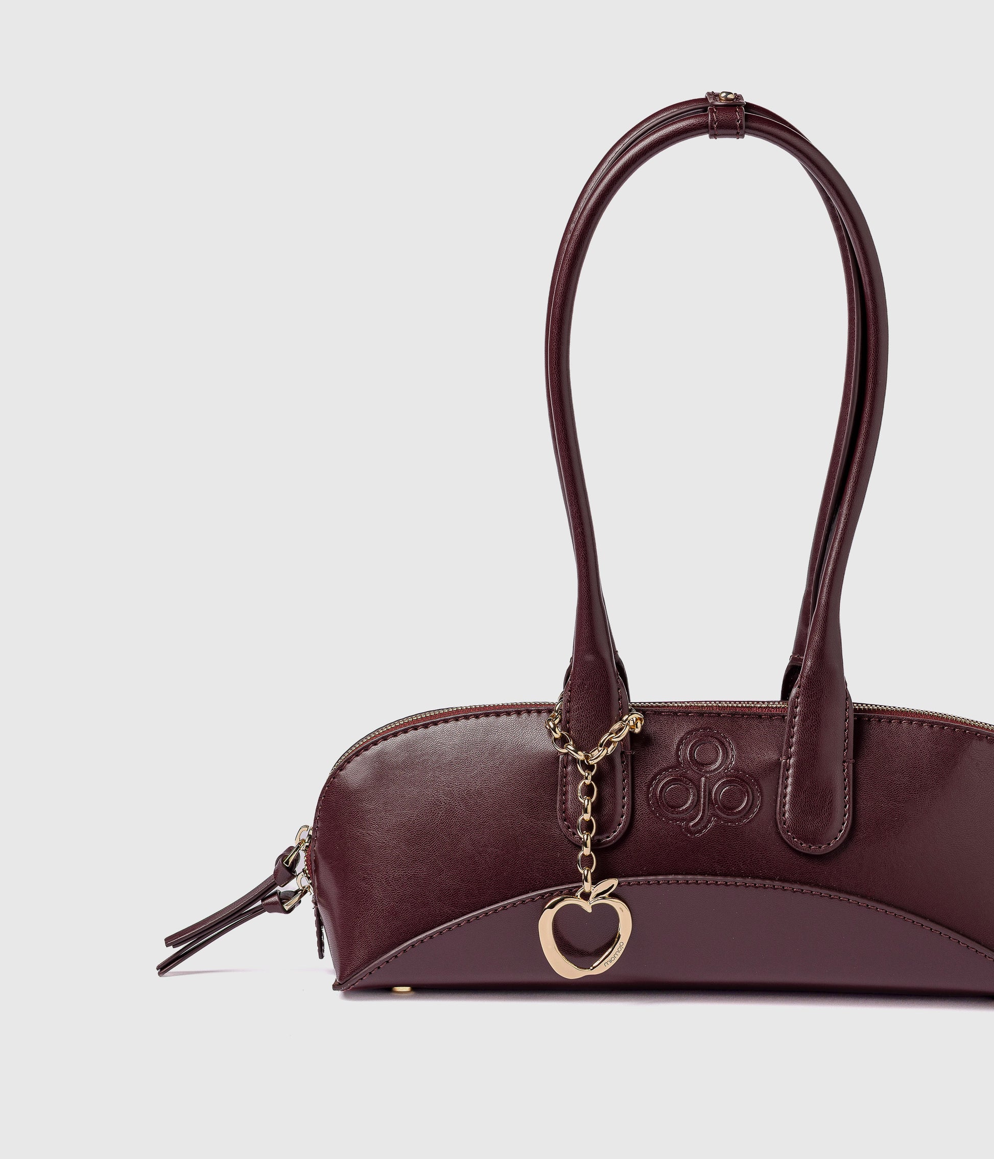 Gilda Shoulder Bag - Borgogna (Apple-based)