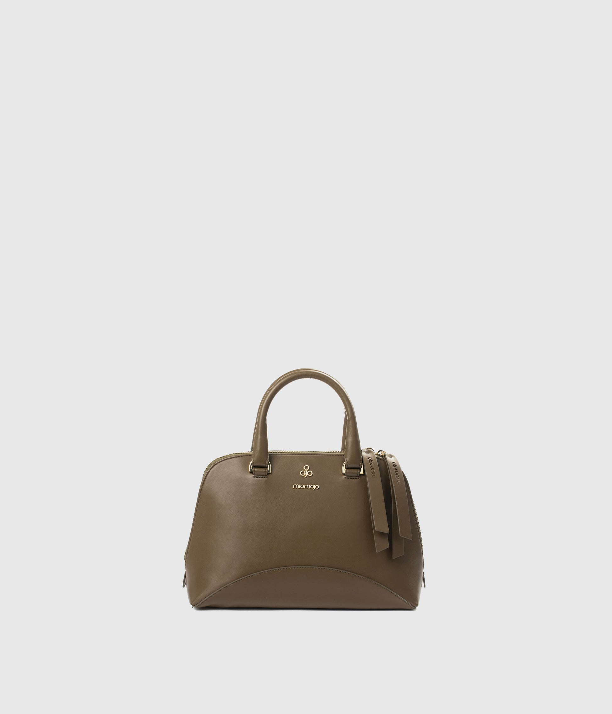 Isotta Bowler Bag - Olive (Corn-based)