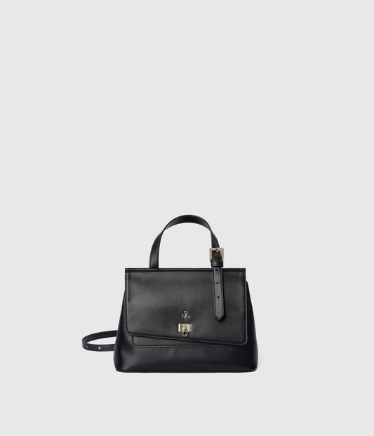 Tecla Handbag S - Black (Apple-based)