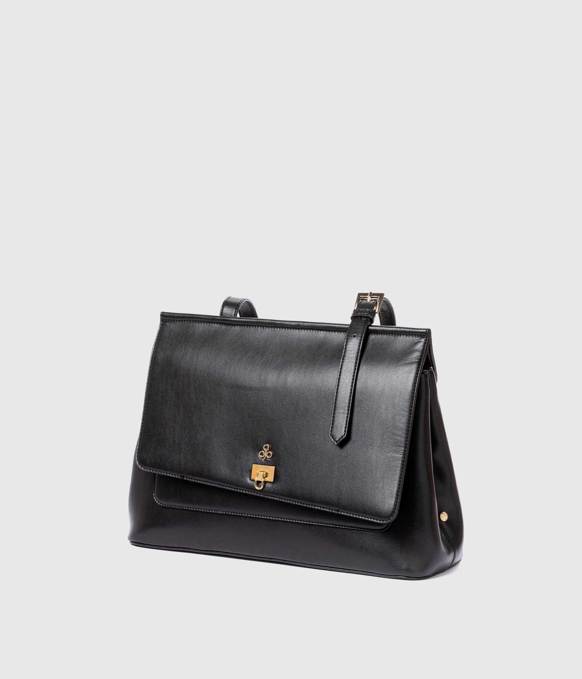 Tecla Handbag - Black (Corn-based)